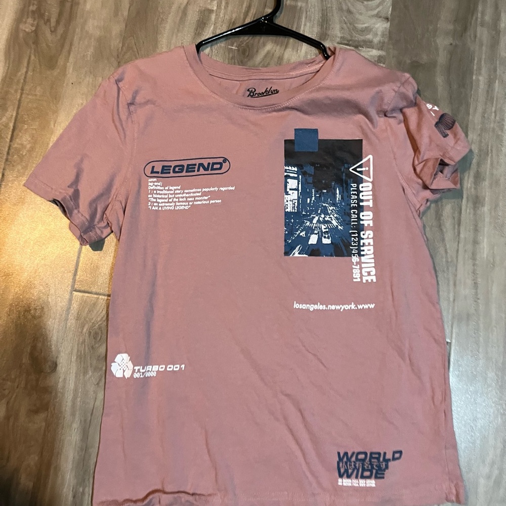 Brooklyn Cloth Pink Graphic tee
